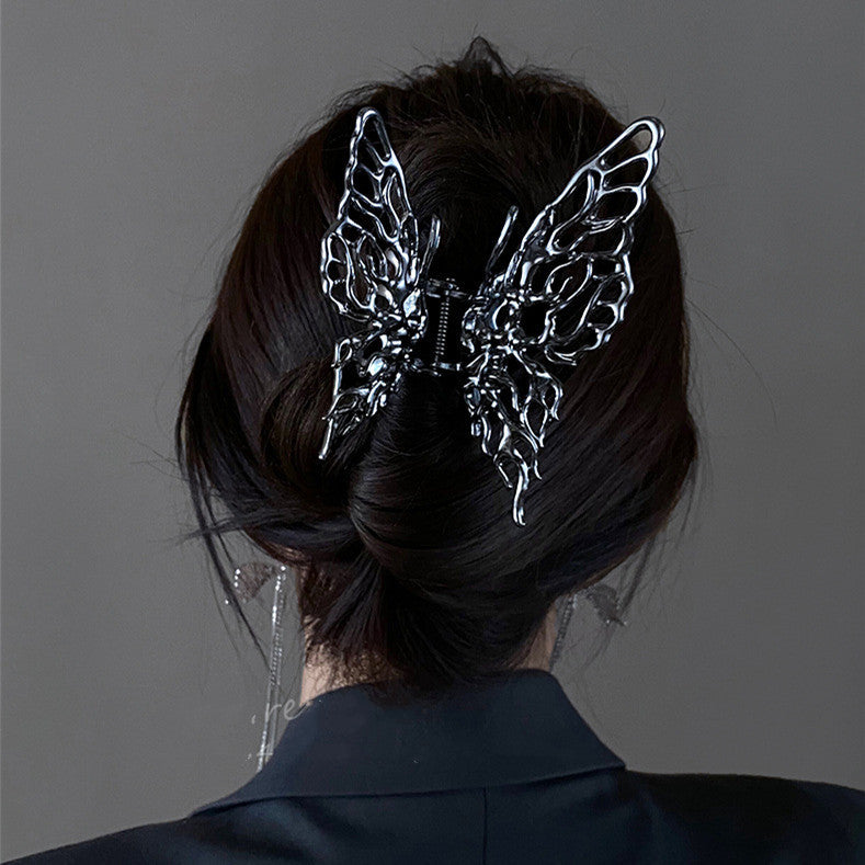 Liquid Butterfly Back Head Hair Clip For Women