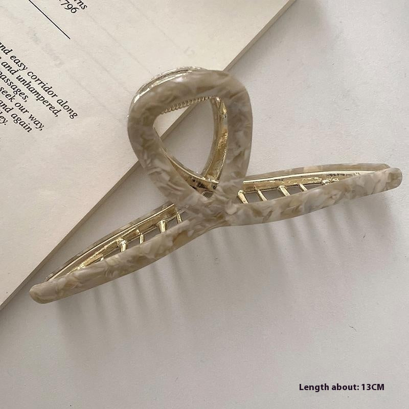 Retro French Simple Hair Clip Women