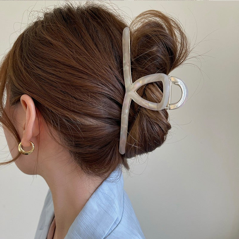 Retro French Simple Hair Clip Women