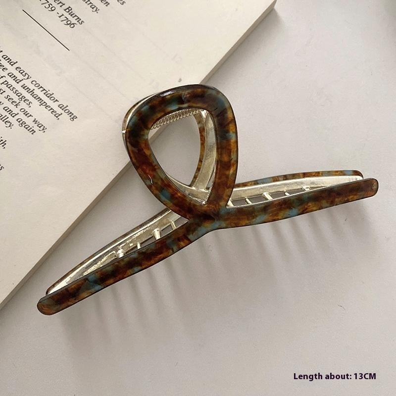 Retro French Simple Hair Clip Women