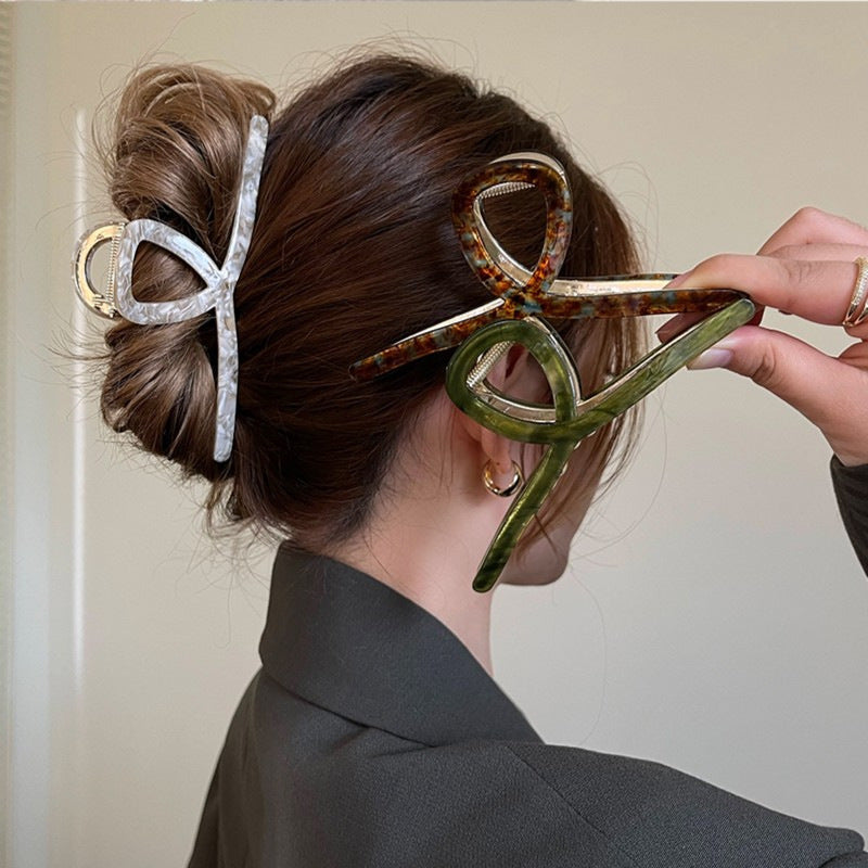 Retro French Simple Hair Clip Women