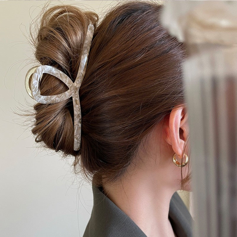 Retro French Simple Hair Clip Women